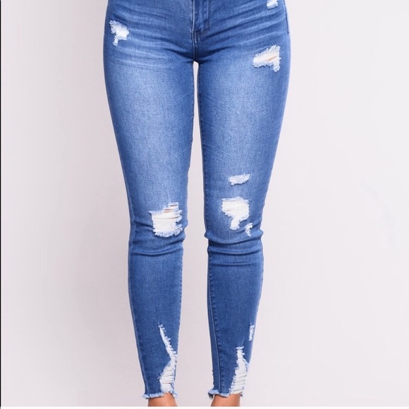 Fashion Nova Denim - Fashion Nova Ripped Jeans